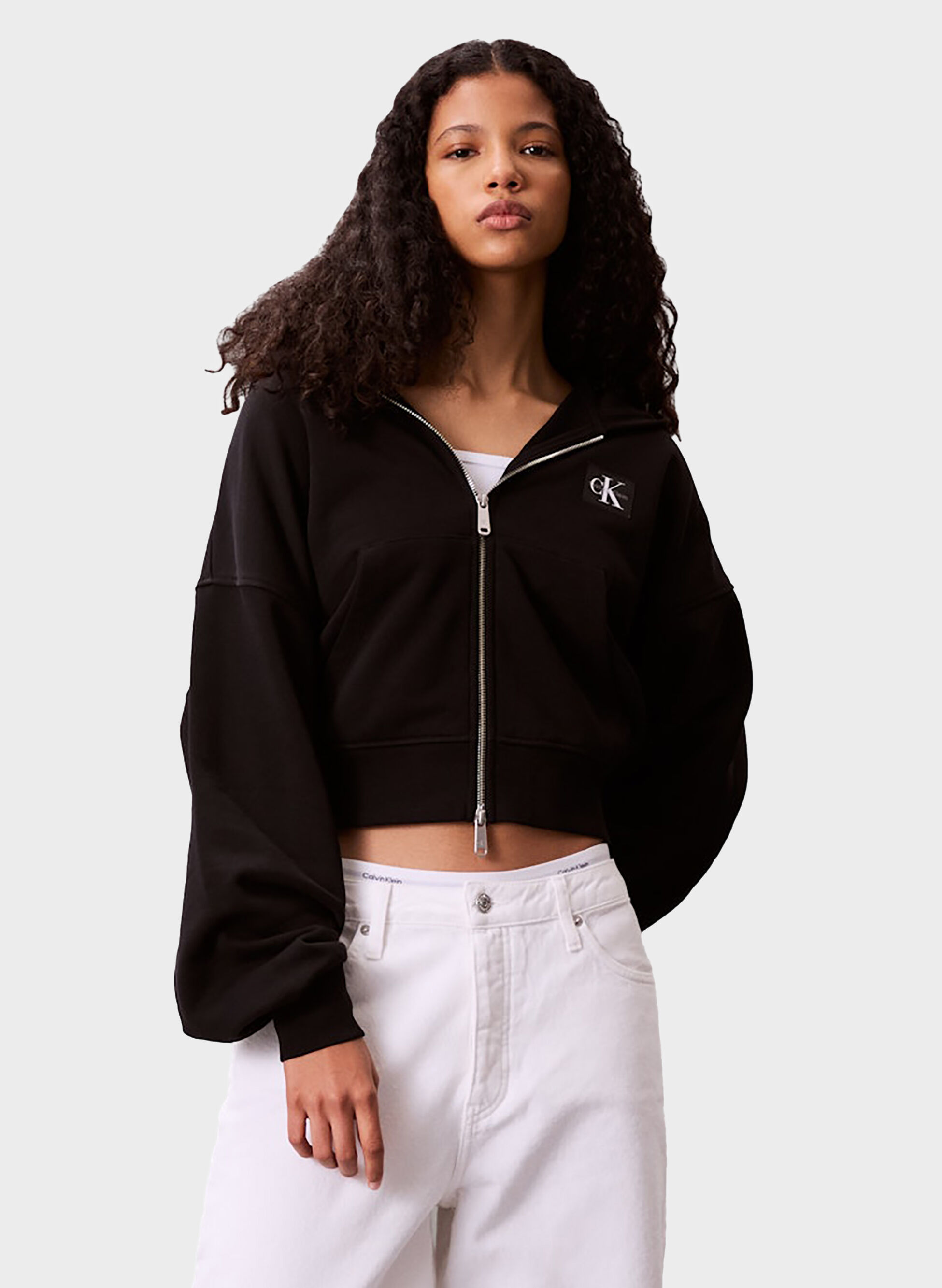 FELPA FULL ZIP MICRO LOGO