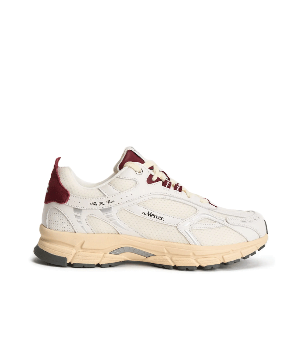 SHOES THE MERCER THE RE-RUN VINTAGE NAPPA WHITE RED UNISEX