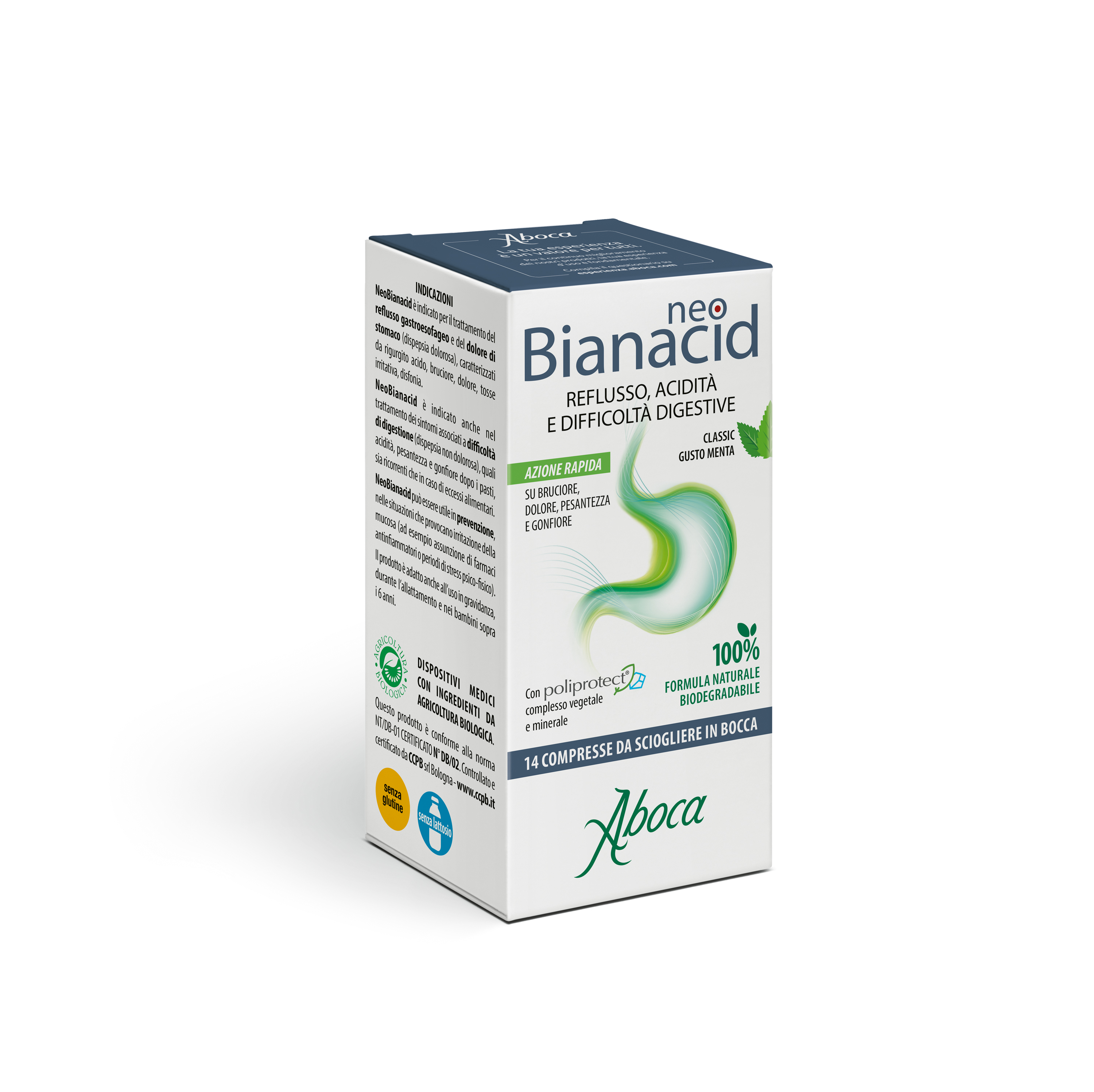 ABOCA NEOBIANACID 14 COMPRESSE MASTICABILI