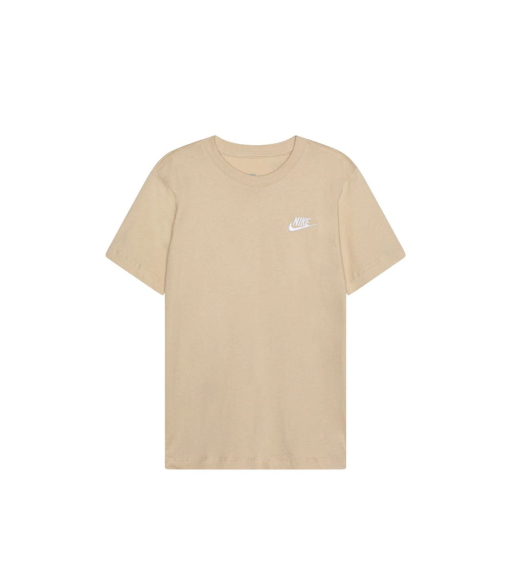 T-SHIRT NIKE SPORTSWEAR CLUB BEIGE UOMO