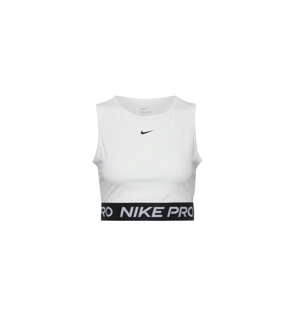 TOP CROP NIKE DRI-FIT 365 BIANCO DONNA