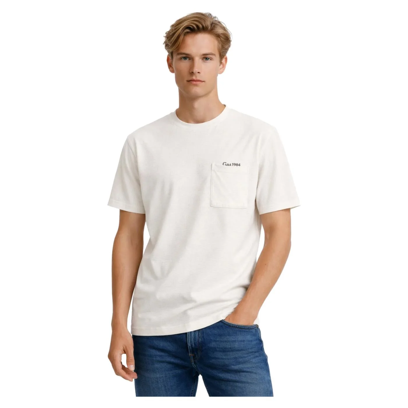 GAS T-SHIRT DHARIS MC POCKET