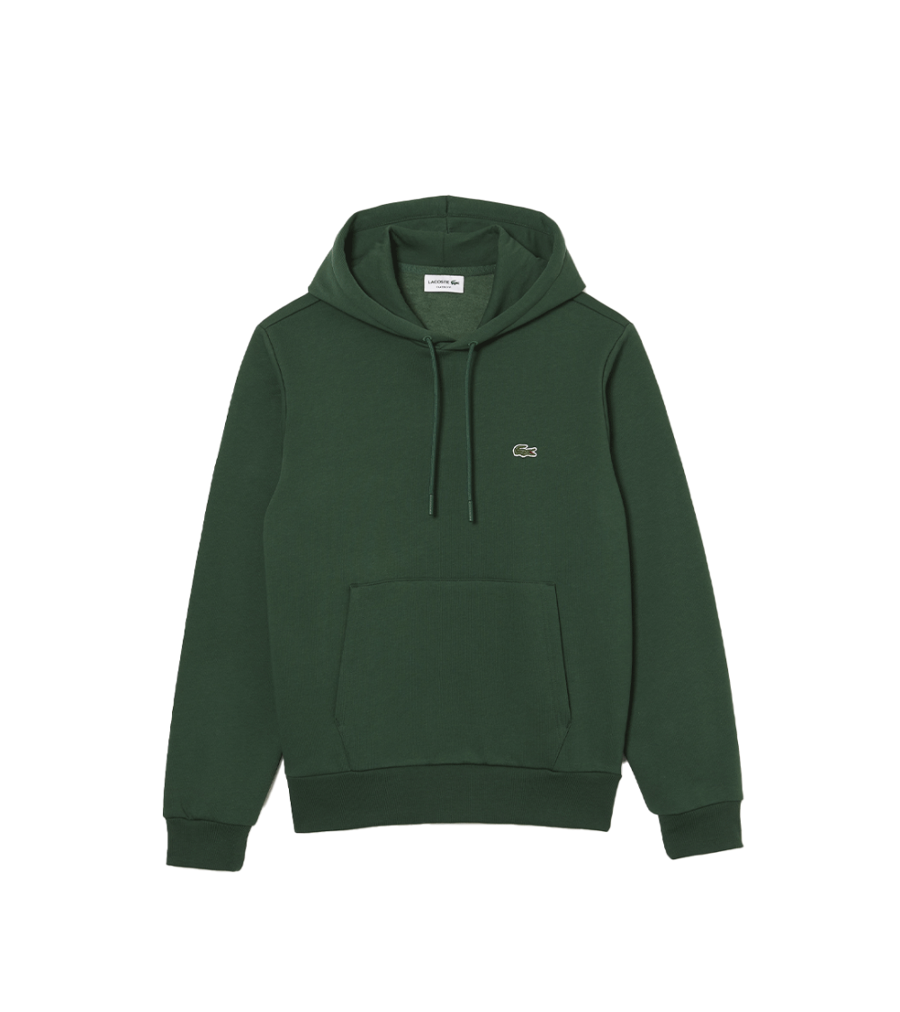 HOODIE LACOSTE GREEN MEN