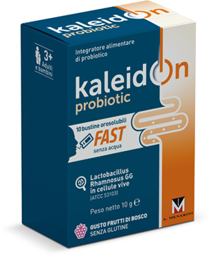 KALEIDON PROBIOTIC FAST FRUTTI DI BOSCO 10 BUSTINE OROSOLUBILI