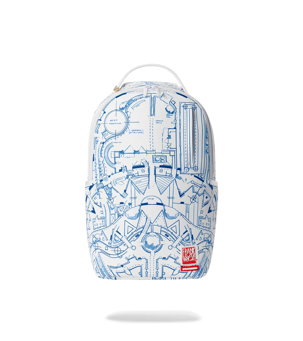 ZAINO SPRAYGROUND FRANK LLOYD WRIGHT BIANCO UNISEX