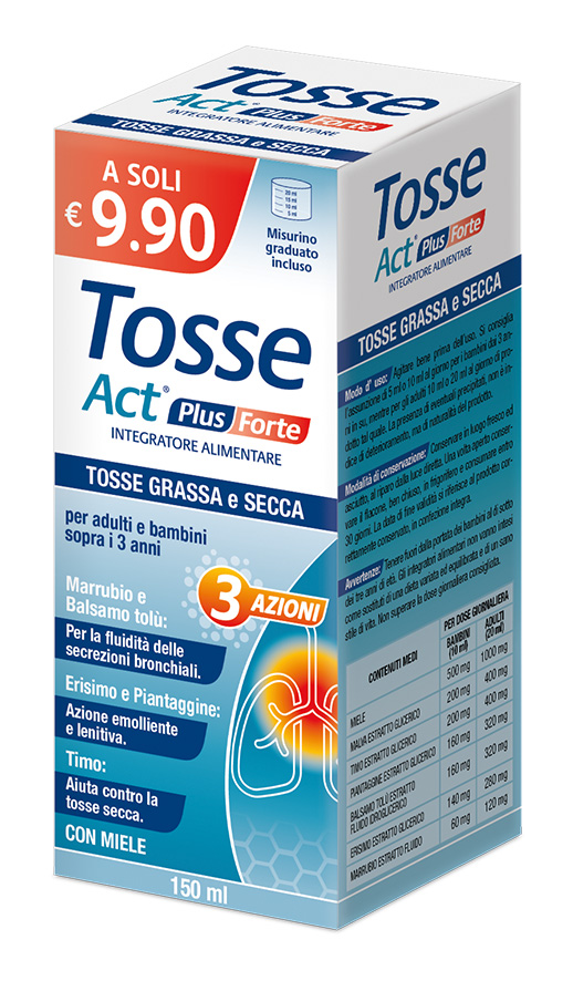 TOSSE ACT PLUS FORTE 150ML