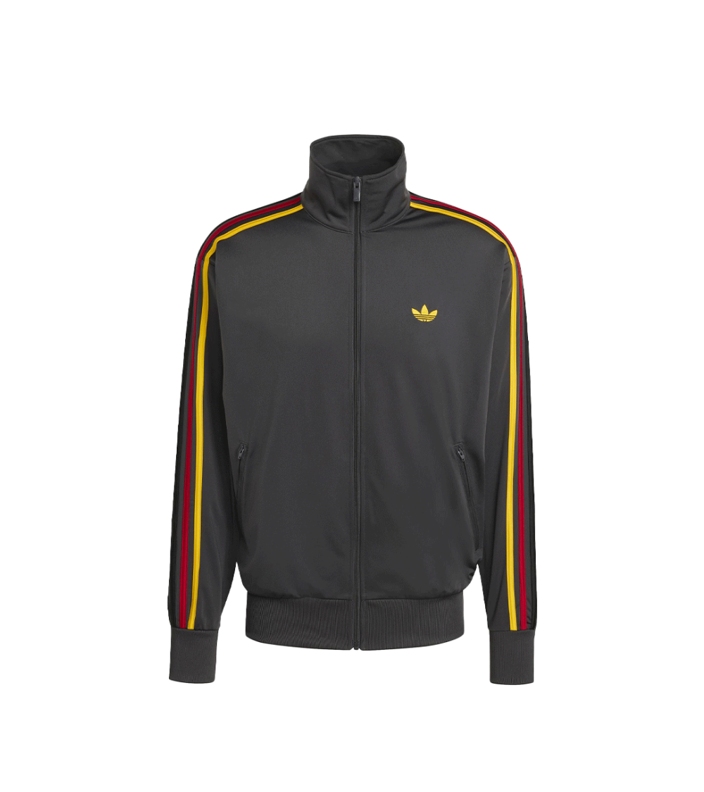 FELPA CON ZIP ADIDAS FIREBIRD NERO UOMO