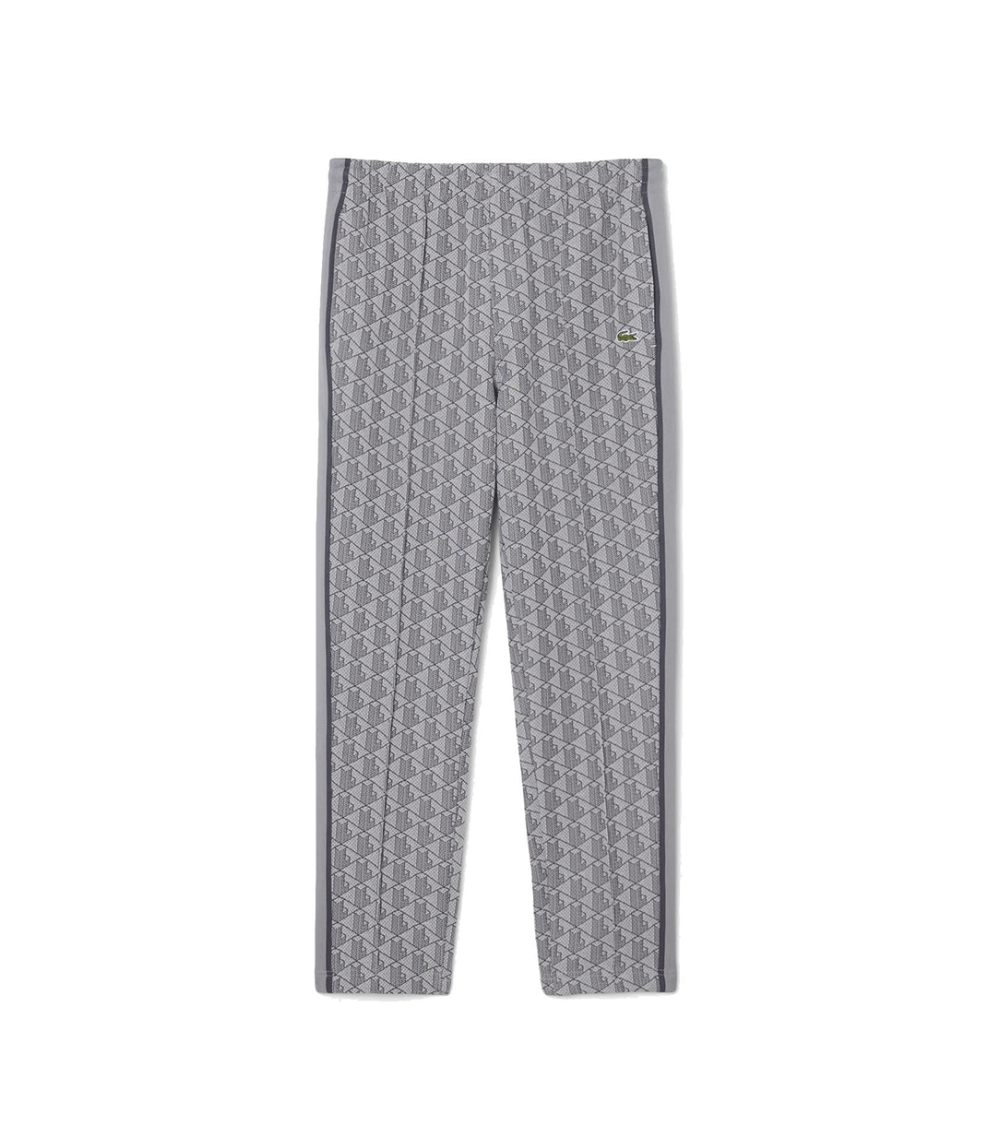 PANTALONI TUTA LACOSTE PARIS MONOGRAM GRIGIO UOMO