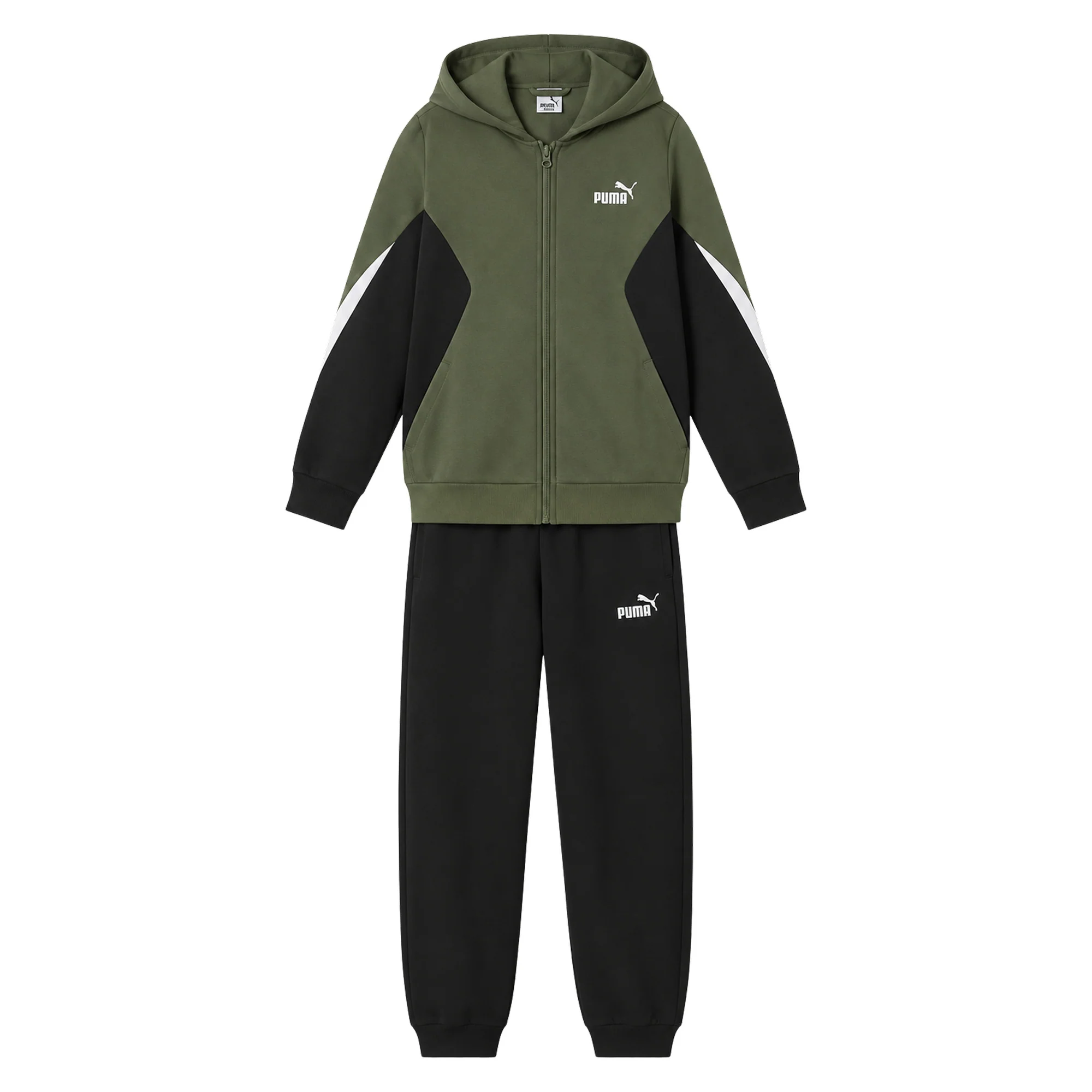 PUMA ESS BLOCK SWEAT SUIT JR