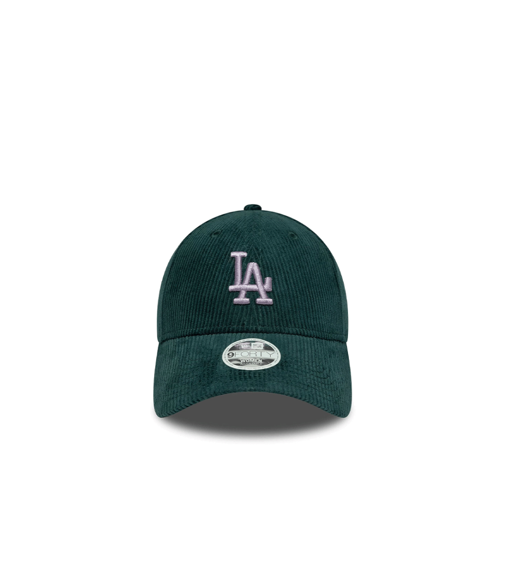 CAPPELLO NEW ERA CORD 9FORTY LA DODGERS VERDE DONNA