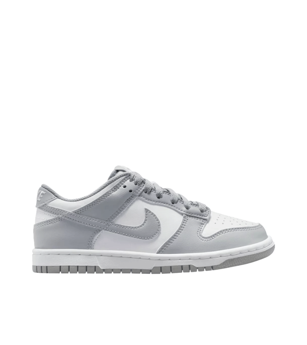 SHOES NIKE DUNK LOW WHITE GREY BOY/GIRL