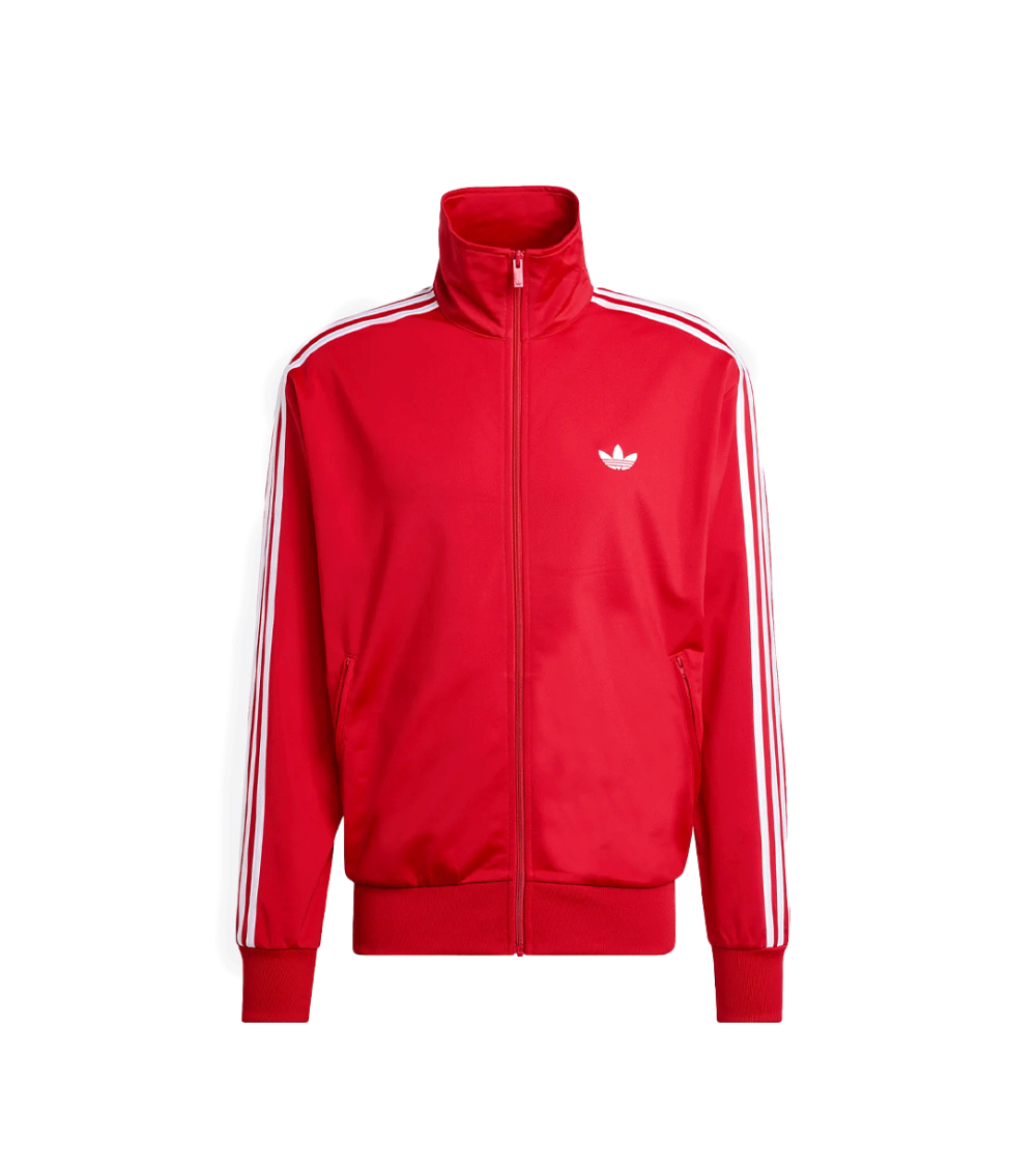 ZIPPED SWEATSHIRT ADIDAS FIREBIRD RED WOMEN
