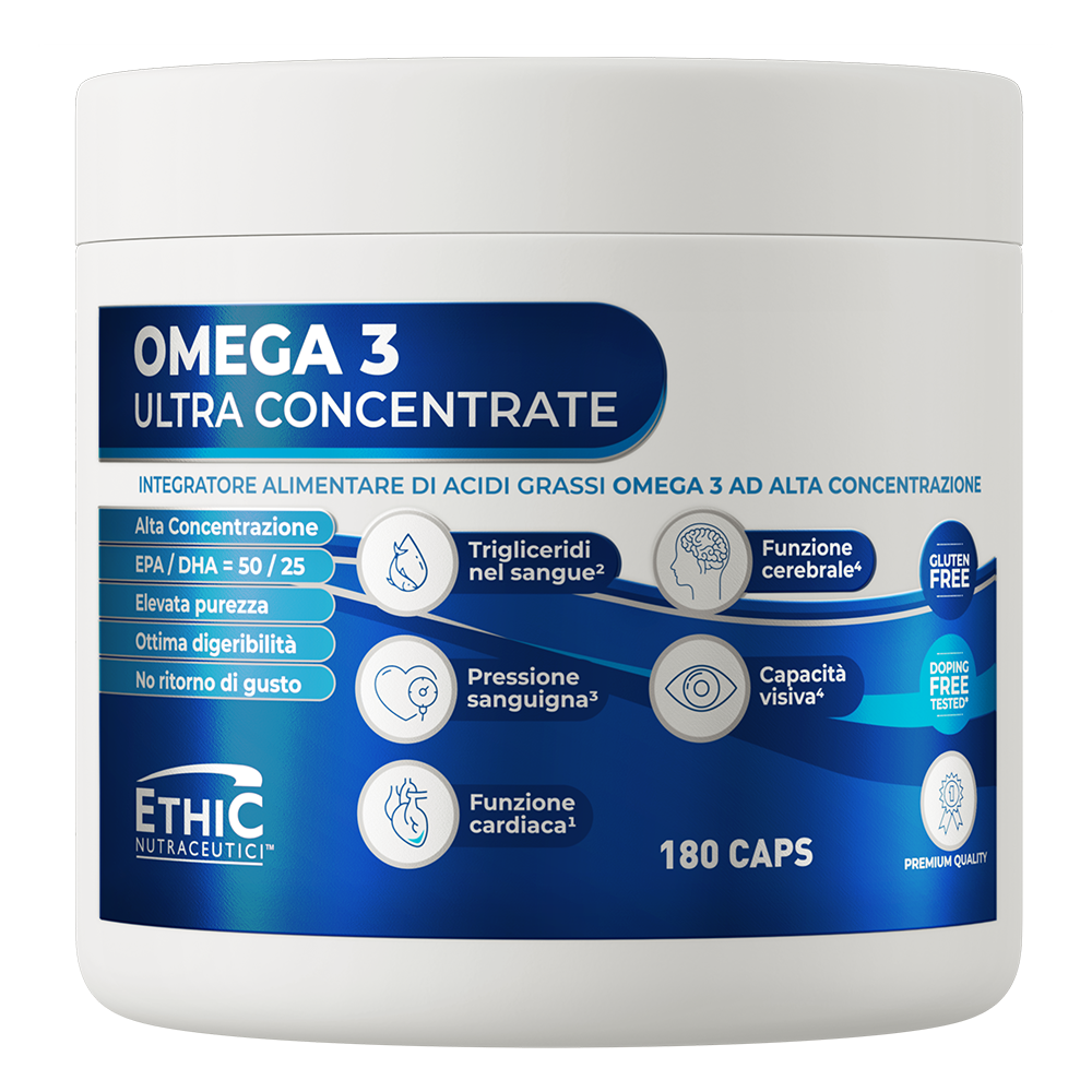 OMEGA 3 - ULTRA CONCENTRATE BARATTOLO DA 180 CPS