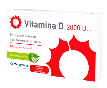 METAGENICS VITAMINA D 2000 U.I. 84 COMPRESSE