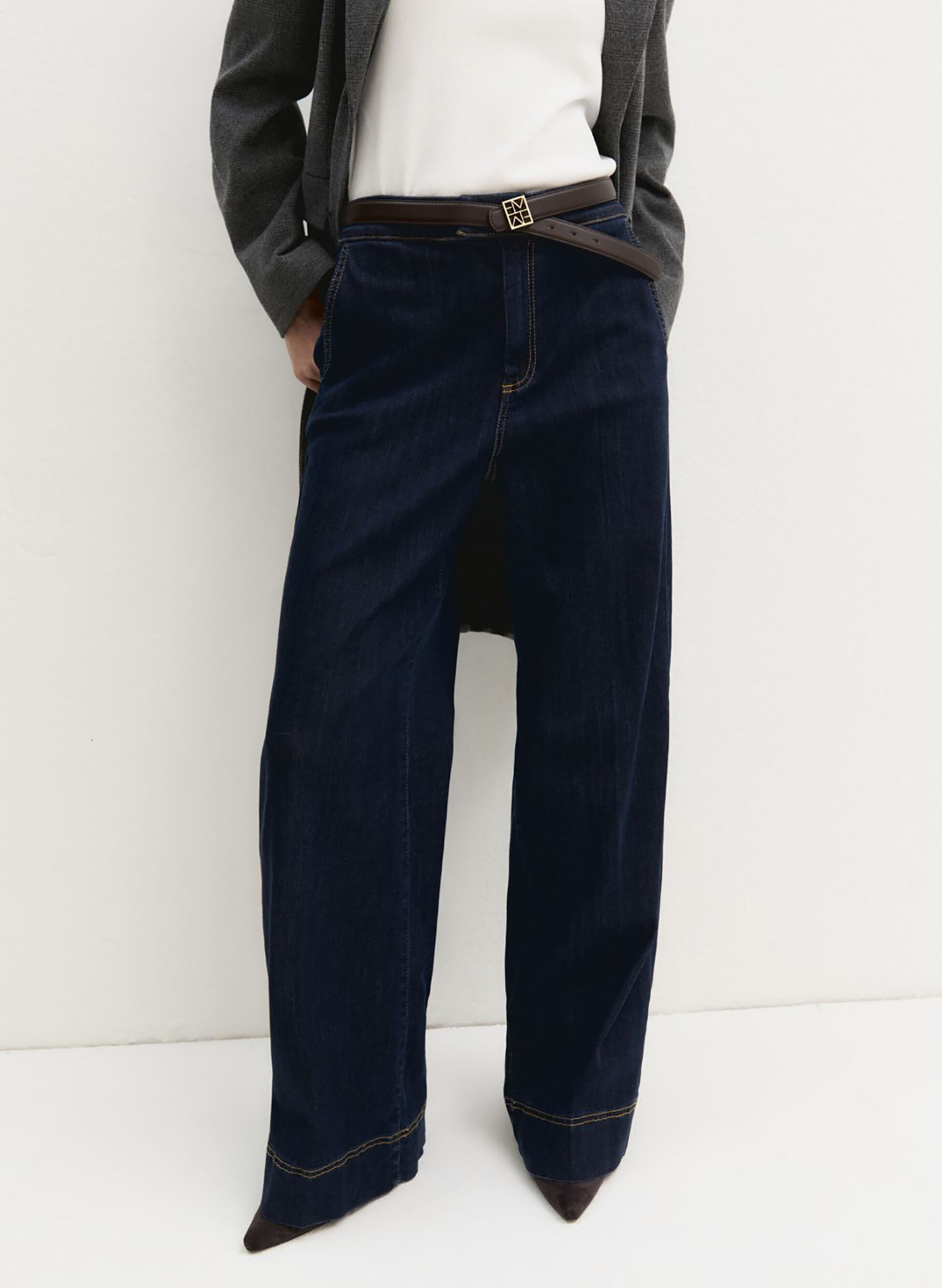 JEANS PALAZZO STRUZZO