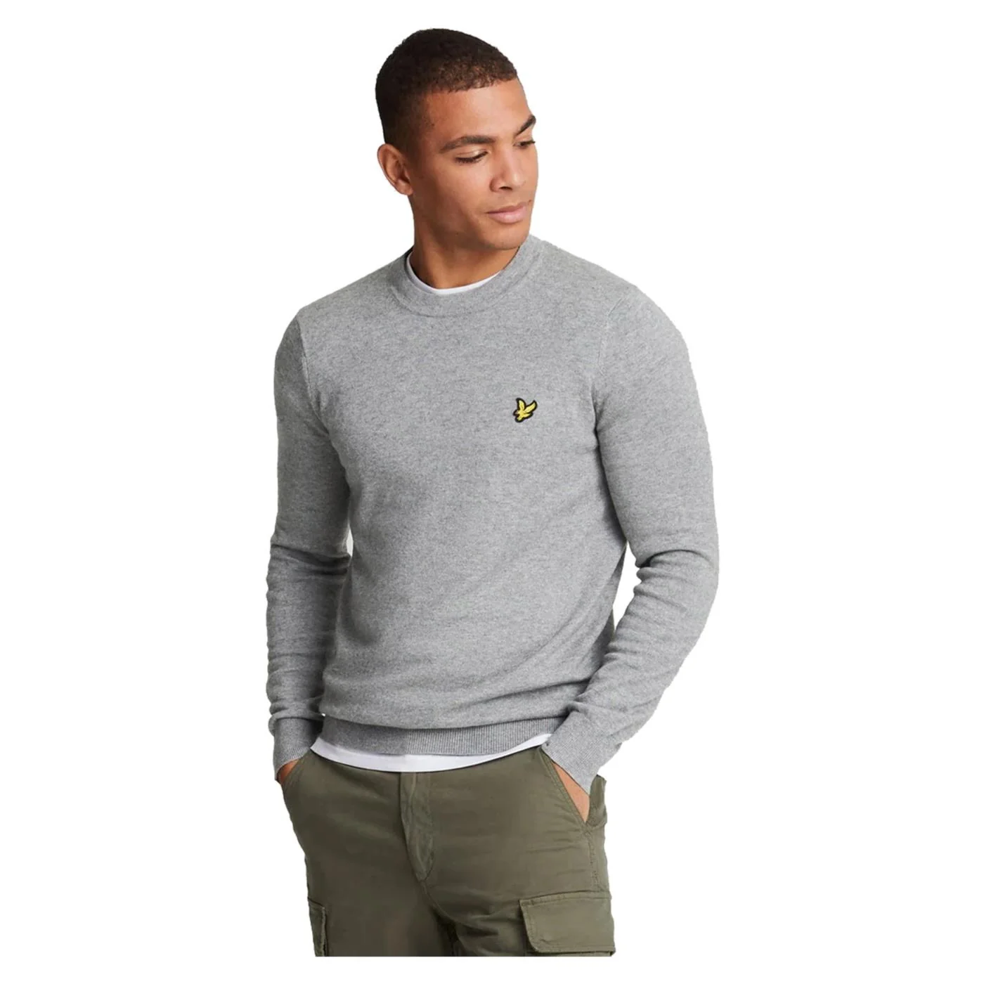 LYLE & SCOTT COTTON MERINO CREW JUMPER — Animasportiva
