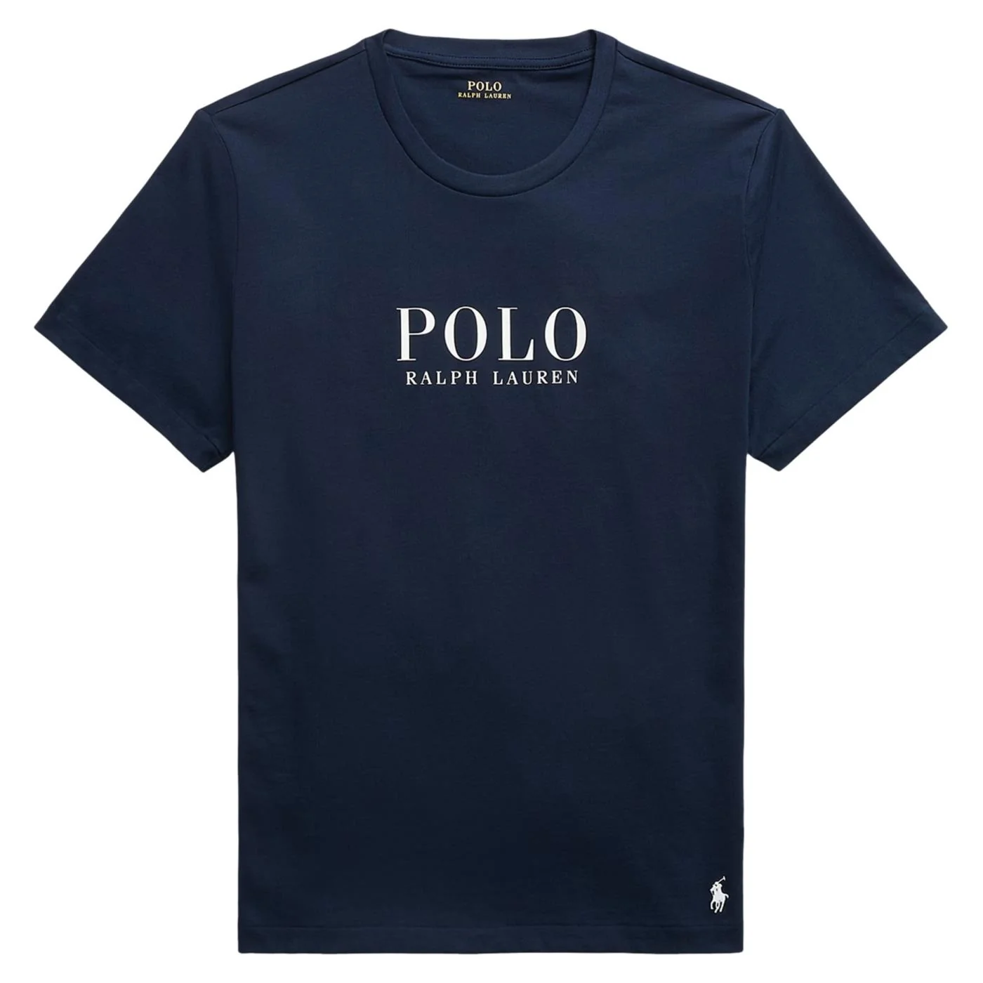 RALPH LAUREN SS CREW TOP NAVY