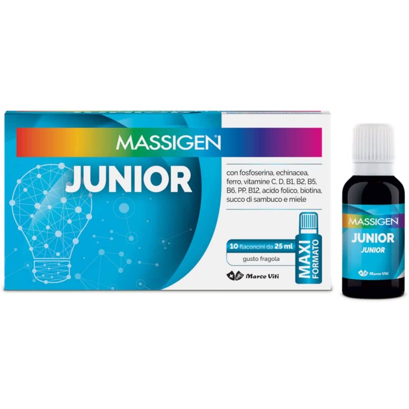 MASSIGEN JUNIOR 10 FLACONCINI 25ML