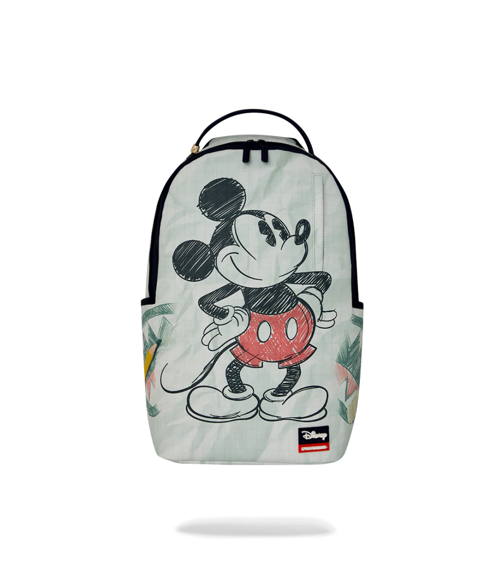 BACKPACK SPRAYGROUND DISNEY OLD SCHOOL MICKEY SKETCH GREY UNISEX