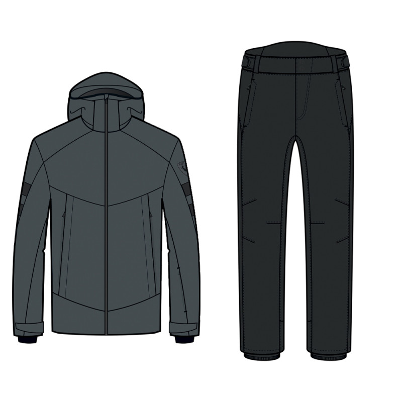 ROSSIGNOL - COMPLETO SCI CONTROLE JKT SKI PANT UOMO