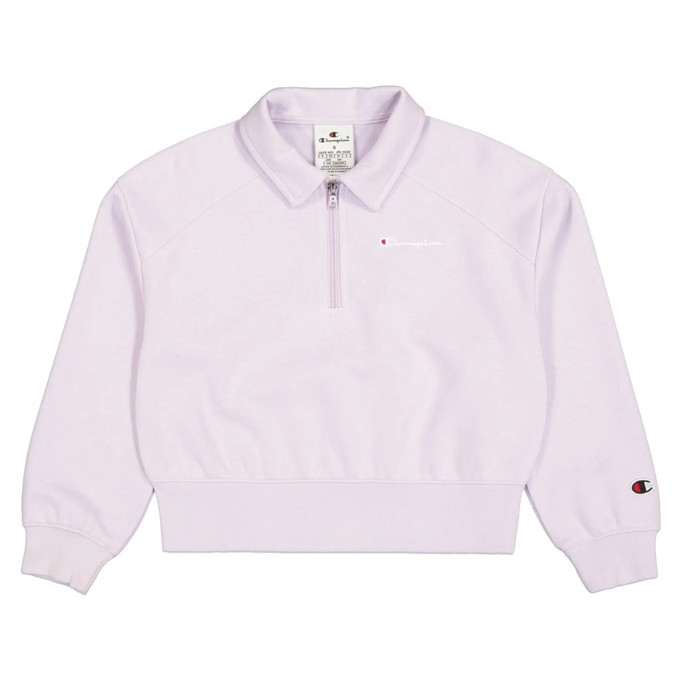 CHAMPION JR HALF ZIP SWEATSHIRT