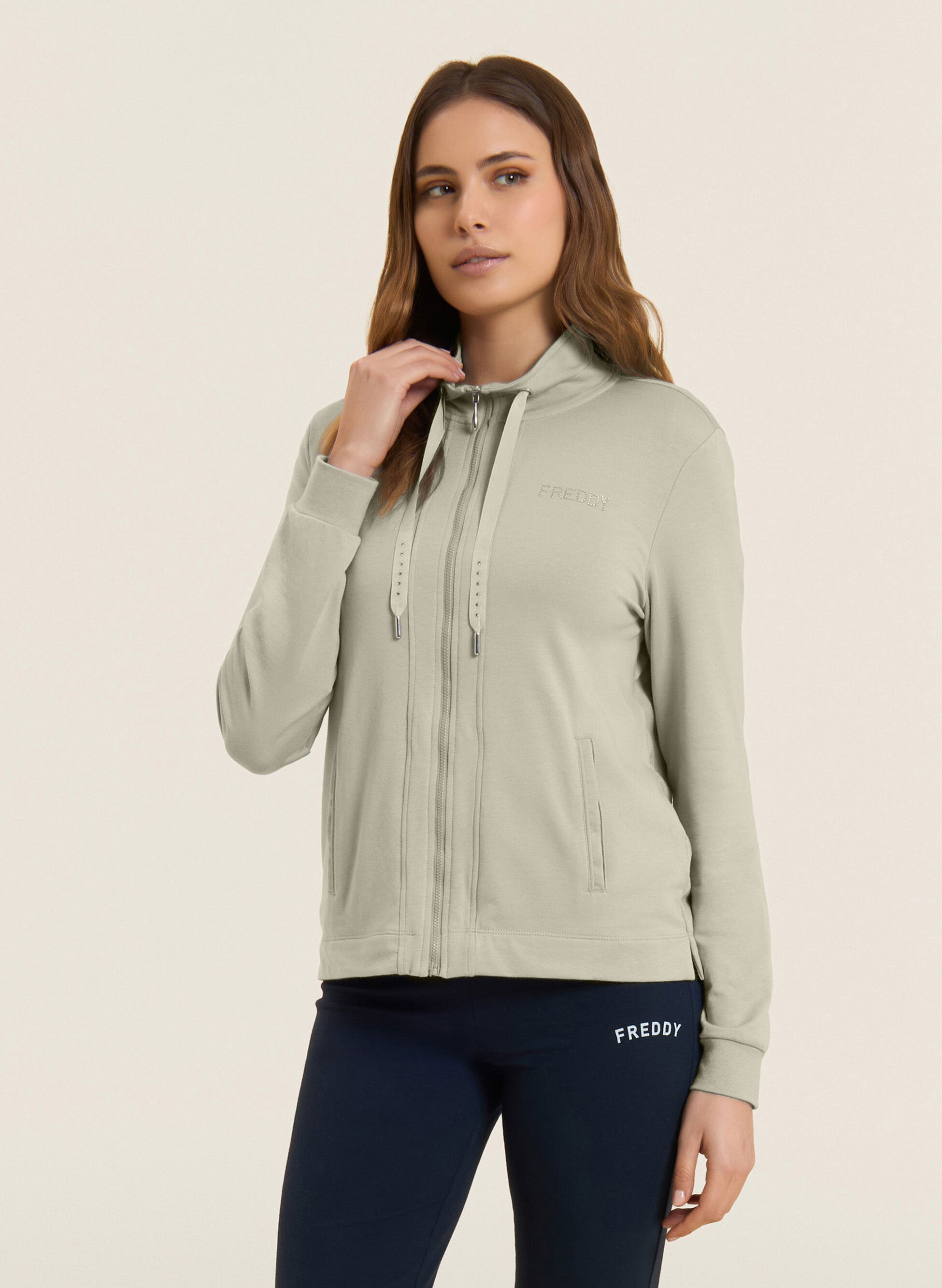 FELPA COLLEGE LUX FULL ZIP