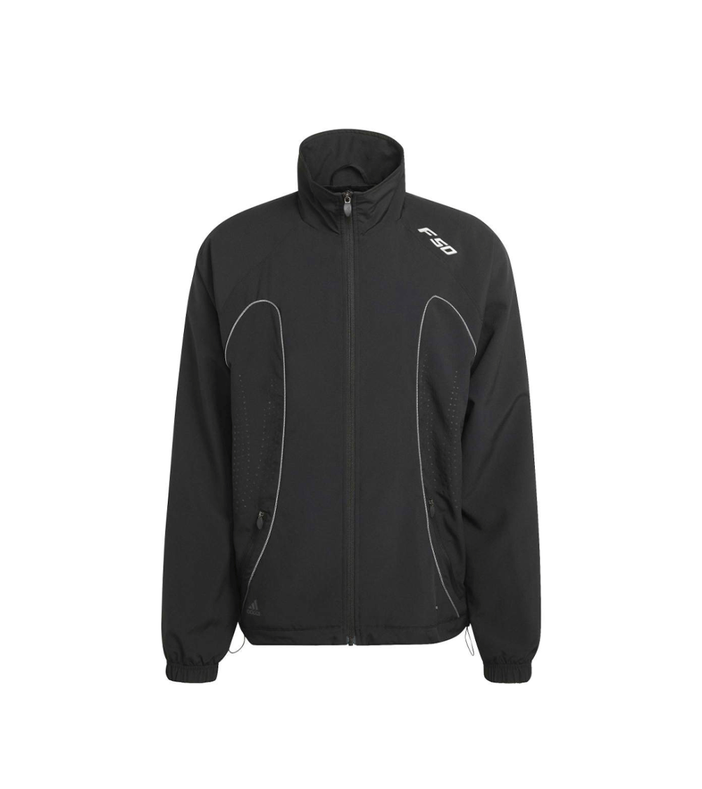 ZIPPED SWEATSHIRT ADIDAS F50 BLACK MEN