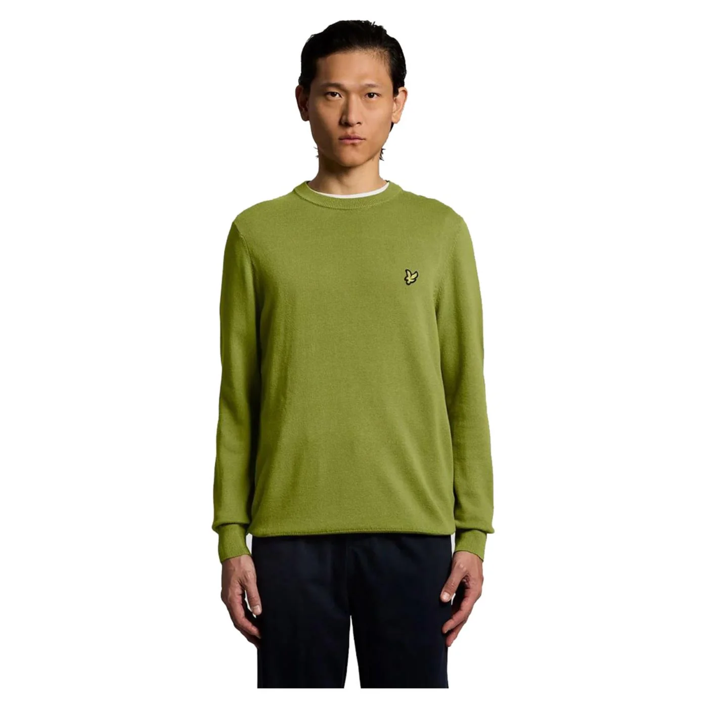 LYLE & SCOTT COTTON CREW NECK JUMPER — Animasportiva