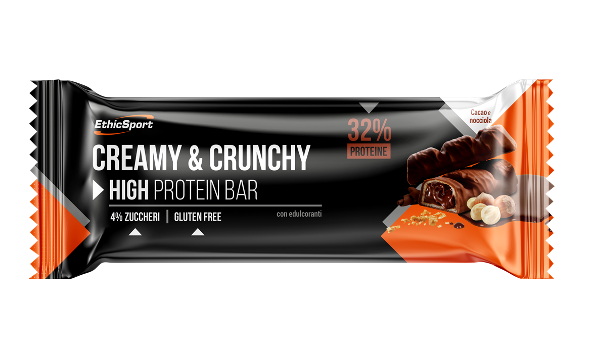 CREAMY & CRUNCHY - NOCCIOLA E CACAO - BOX DA 24 PZ